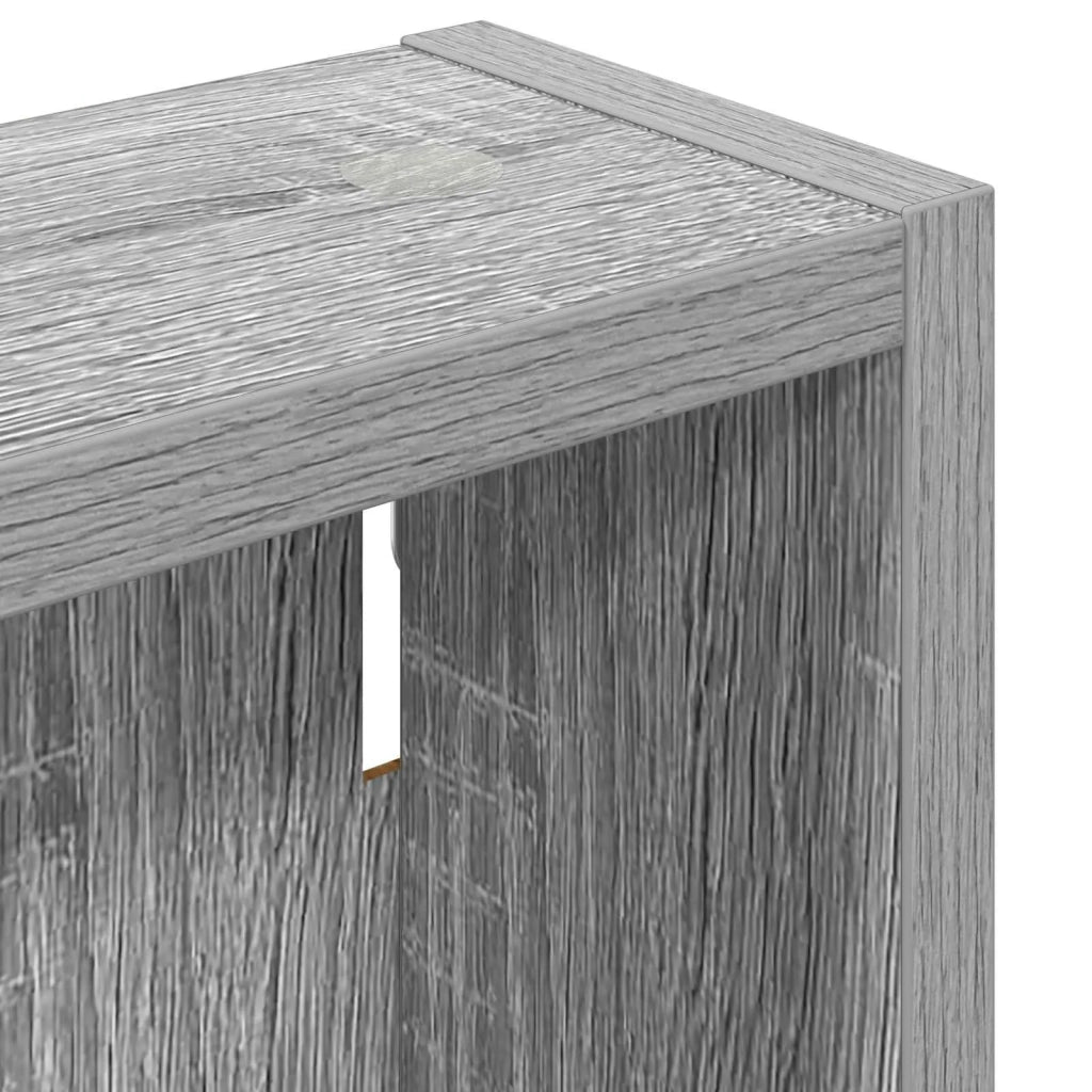 Armadio da bagno a muro Sonoma grigia 30 x 10 x 50 cm 889316