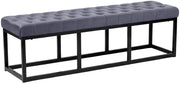 Panca Polson Velluto Nero 150 cm 5