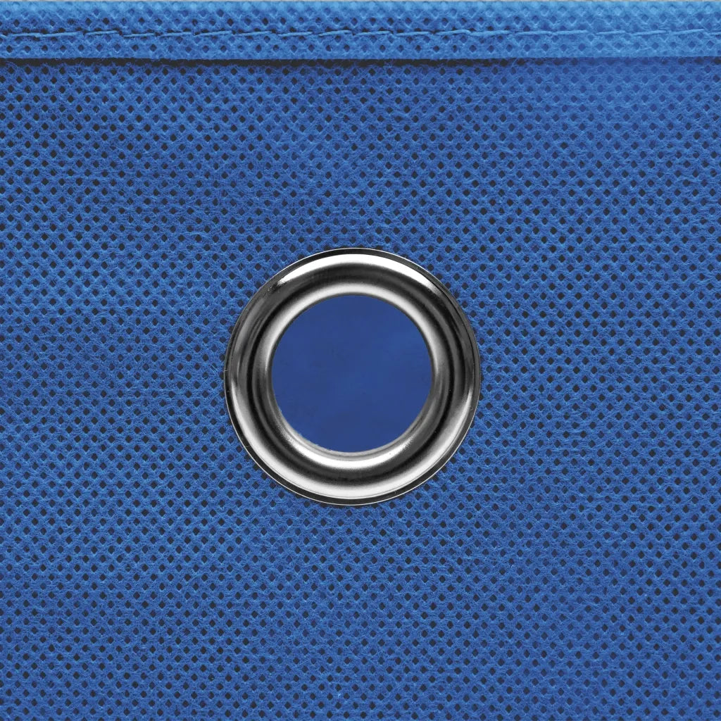 Contenitori con Coperchio 10 pz 28x28x28 cm Blu