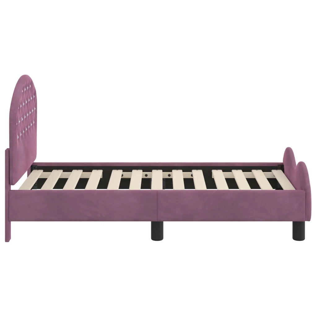 Struttura letto per bambini con testata Viola 70 x 140 cm