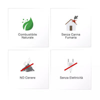 Camino a Bioetanolo da Incasso 120x32 cm Insert 1200 in Acciaio Inox