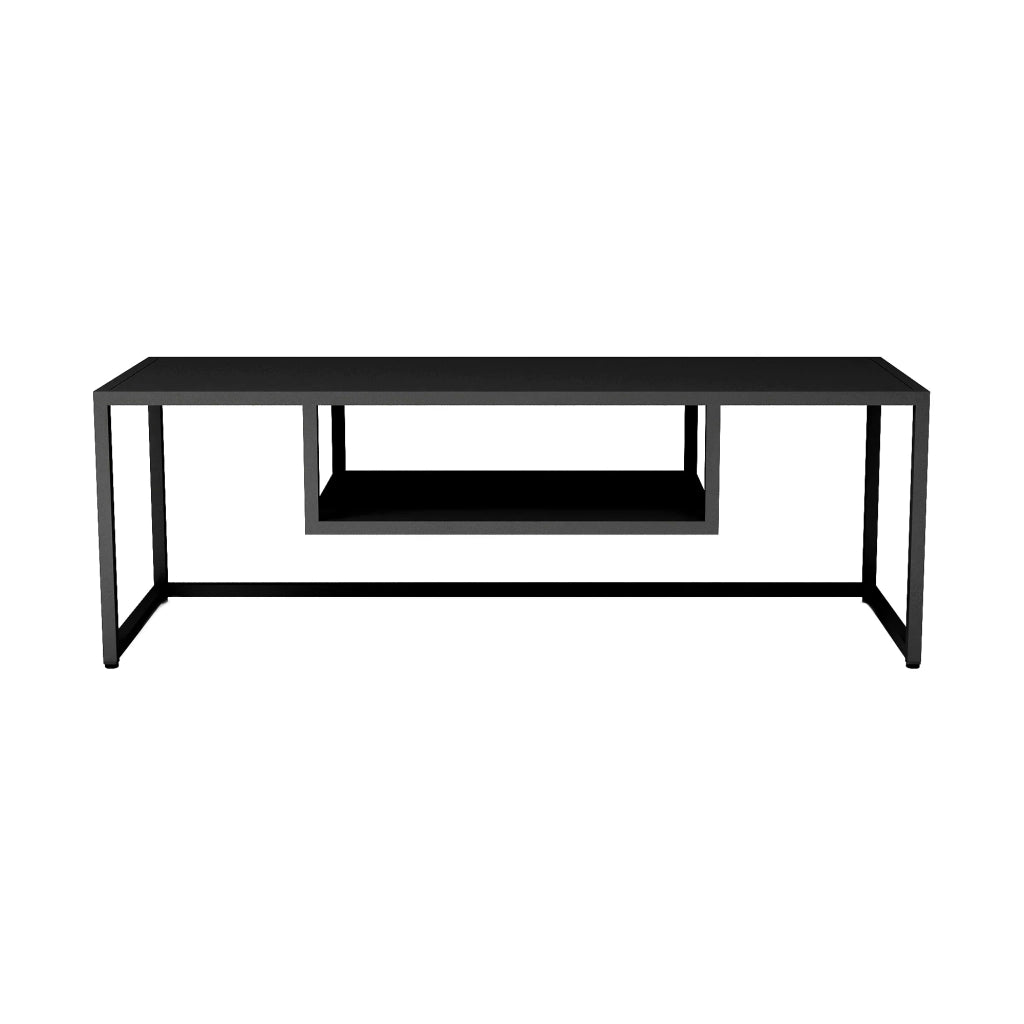 Mobile TV industriale senza tempo 120 x 40 x 40 cm nero 03_0007763