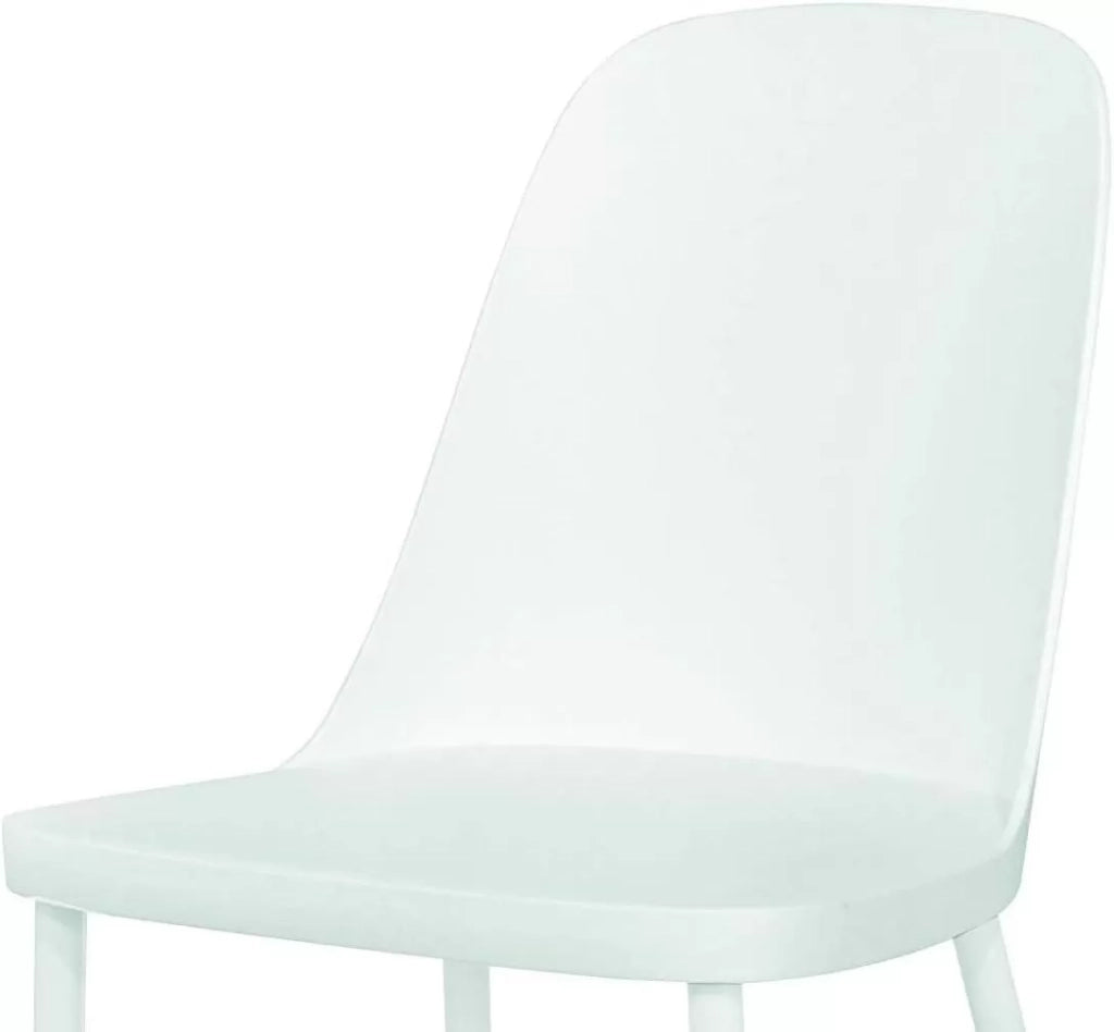 Set 4 sedie colore bianco in polipropilene 54x46 h.84 - Mobili 2G