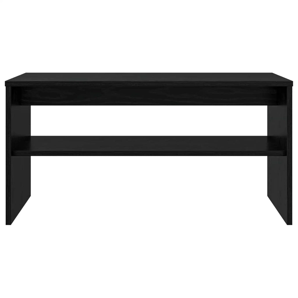 Mobile TV-Credenza per TV Rovere Nero 80 x 35 x 40 cm Legno multistrato