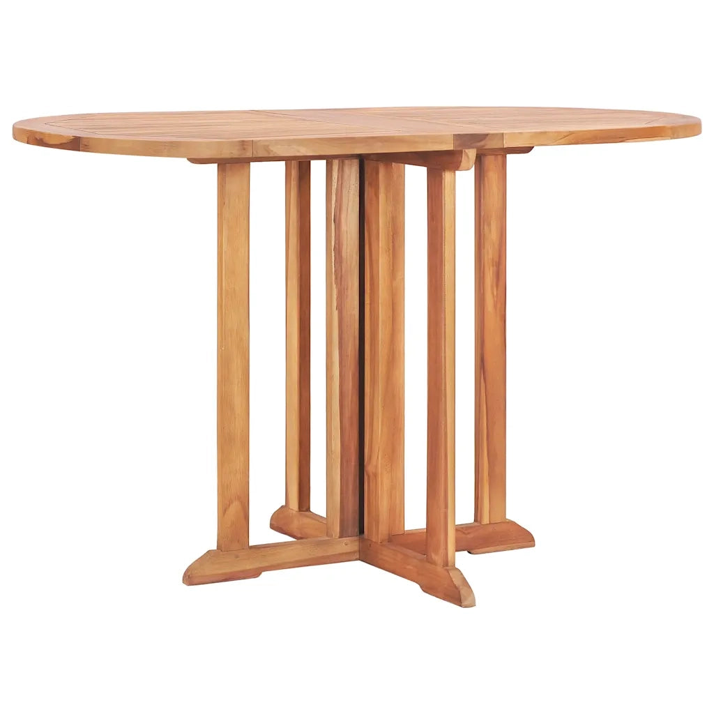 Tavolo Pieghevole a Farfalla 120x70x75 cm in Massello di Teak 49002