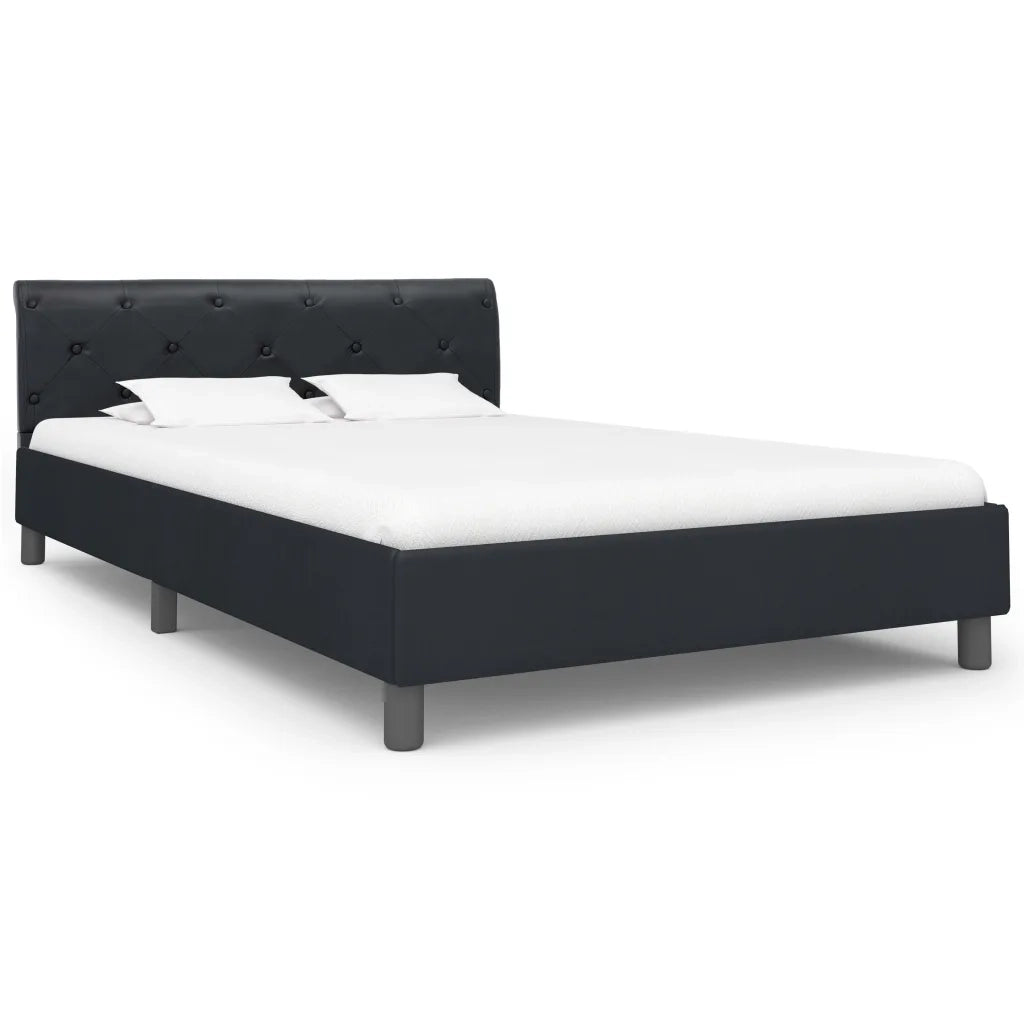 Giroletto Nero in Similpelle 140x200 cm