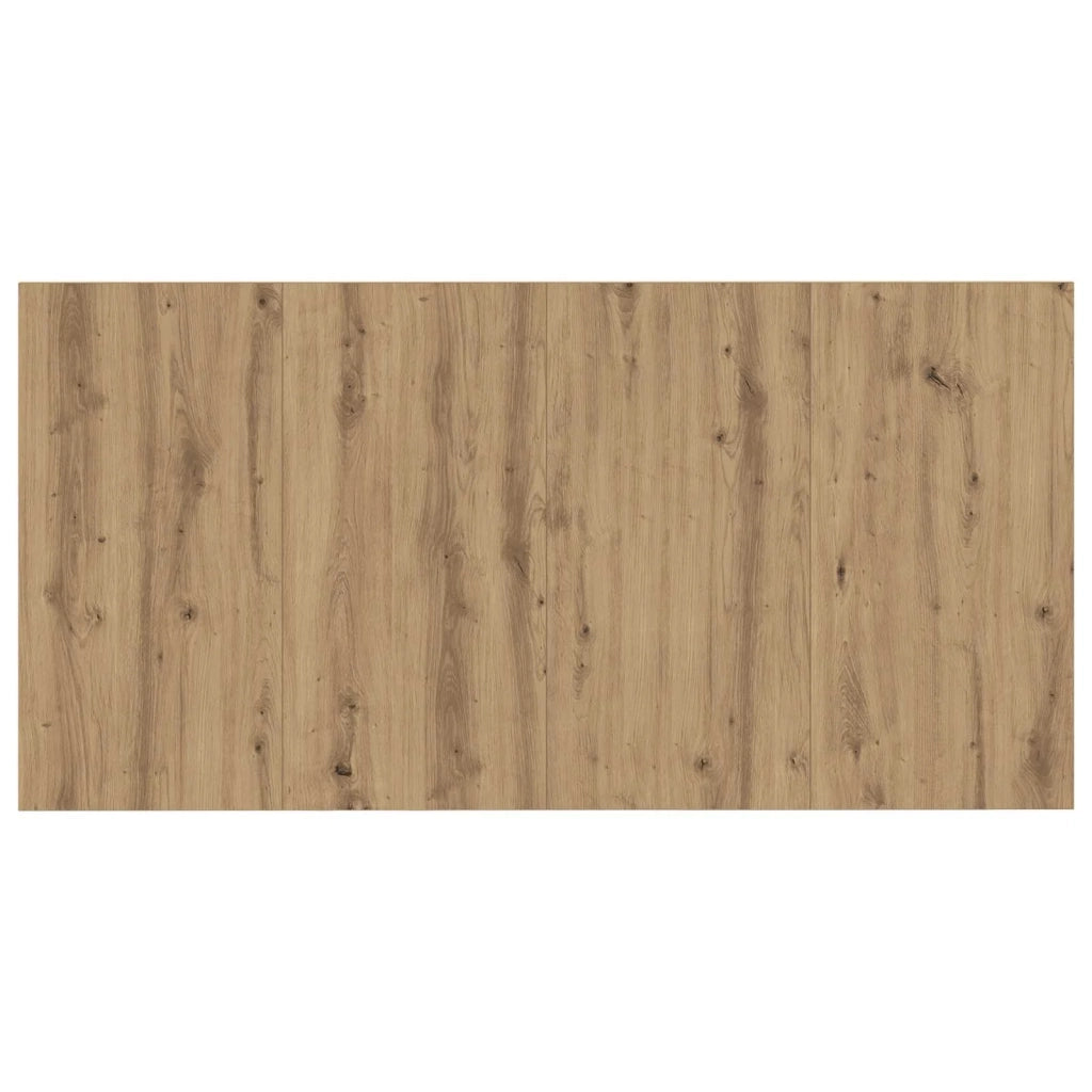 Testiera | Testata con Comodino 3 pcs Rovere artigianale Legno multistrato