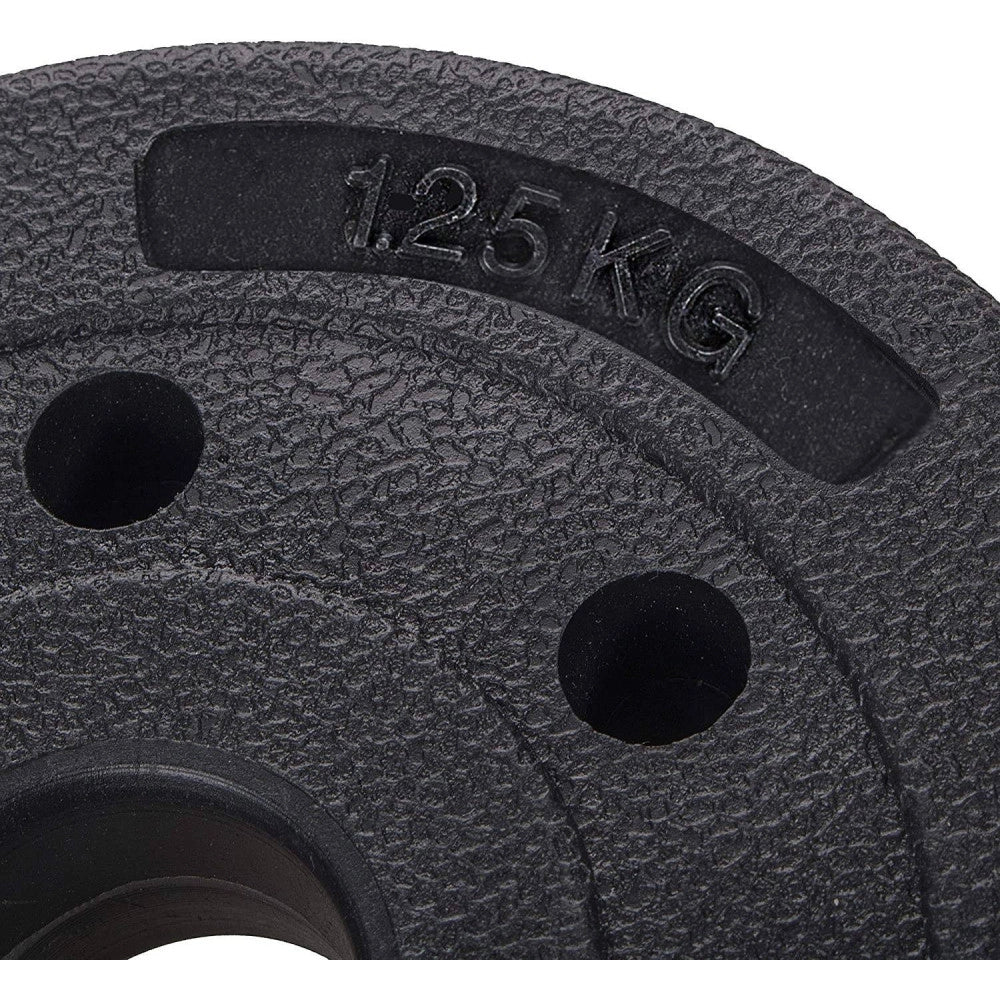 Trade Shop - Coppia Dischi Dummbell Pesi Disco Per Bilanciere Manubri Da 1,25kg Bodybuilding -