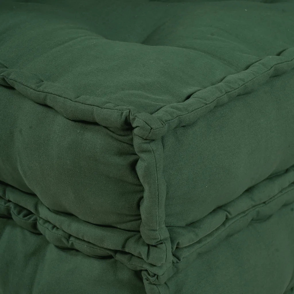 Pouf Modulare Verde 70x70x54 in Tessuto