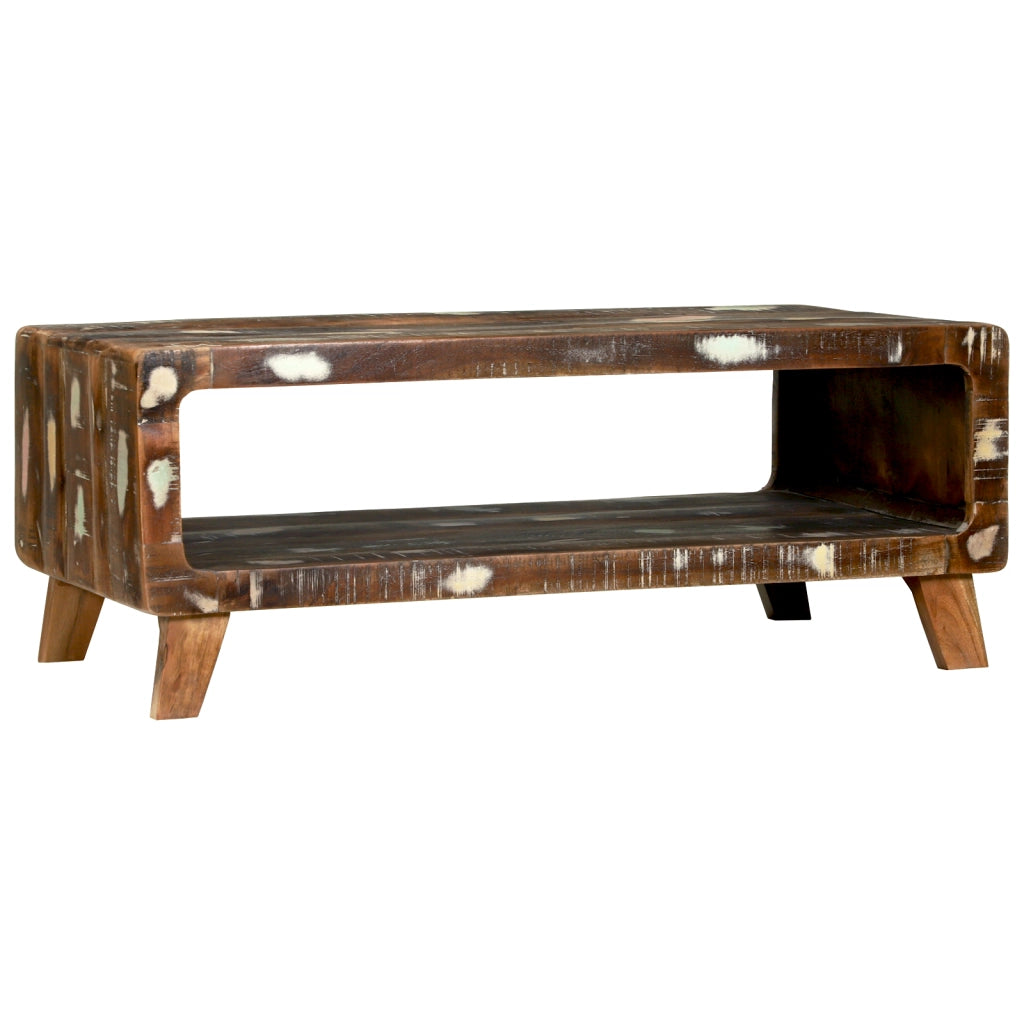 Tavolino da caffÃ¨ 90x50x35 cm Legno massello di recupero