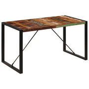 Tavolo da Pranzo 140x70x75 cm Legno Massello di Recupero cod mxl 19316