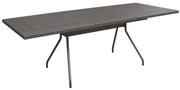 Tavolo da Giardino Allungabile 160/220x90x76 cm in Acciaio RD Italia Estate L160 Antracite