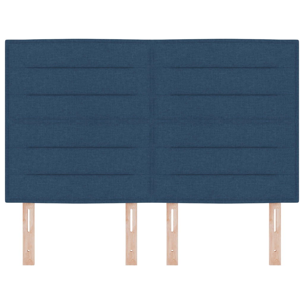 Testiera Design Linee Blu 140 cm Tessuto