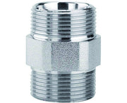 RACCORDO DIRITTO INTERMEDIO IN OTTONE CROMATO 22X22 C/KIT RAME M 24X19   ARTECLIMA S.R.L.