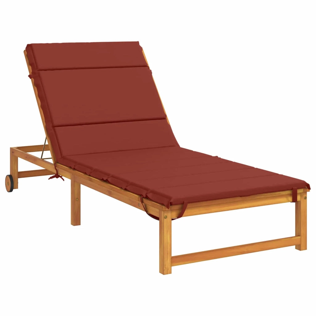 Cuscino per Lettino GEMERT 100% Poliestere Rosso 948566