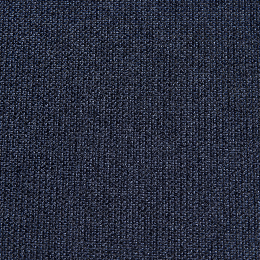 Poltrona Blu Scuro Rivestimento in tessuto Seduta larga e profonda basso Moderno Accogliente