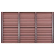 Pedana per Doccia Solare Marrone 101x63x5,5 cm in WPC 49065