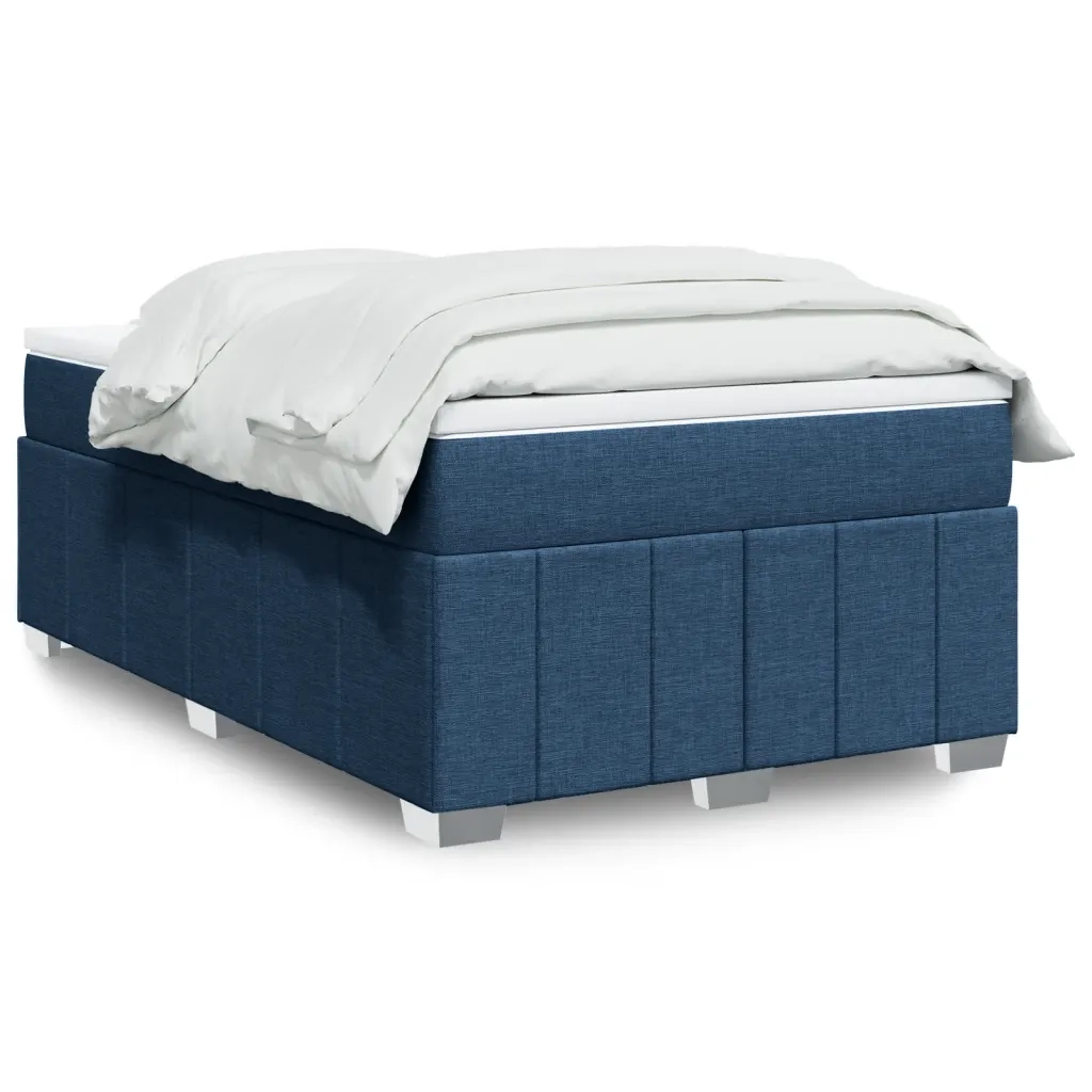 Giroletto a Molle con Materasso Blu 120x200 cm in Tessuto 3285469