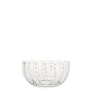Zafferano Set 6 Ciotole Perle Bowl in vetro colorato trasparente lavorate a mano, design artigianale vivace ed elegante per la tavola moderna