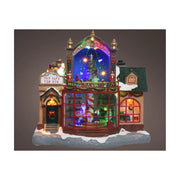 Scenario Negozio di Giocattoli con LED 19x30x28cm