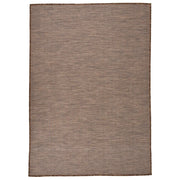 Tappeto da Esterni a Tessitura Piatta 160x230 cm Marrone cod mxl 72900