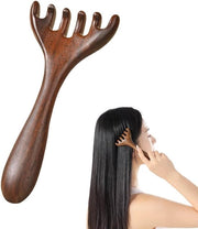 Massaggio Capelli con Spazzola - Comb per Massaggio - Spazzolatura - Scrape - Strumenti di Massaggio - Terapia di Spa e Relax