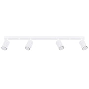Plafoniera barra bianca 81 cm 4 spot GU10 GRAVIO Pure