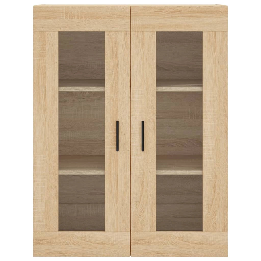 Buffet credenza cassettiera armadio mobile contenitore organizer cucina soggiorno salotto rovere Sonoma alto 69,5 x 34 x 180 cm legno ingegnerizzato marrone 02_0034160