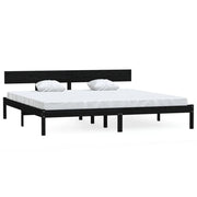 Letto matrimoniale | Letto per adulti | Giroletto in Legno Massello 180x200 cm Super King