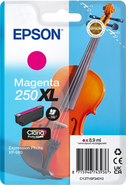 Epson 250XL Violin Claria Photo HD cartuccia d'inchiostro 1 pz Originale Resa elevata (XL) Magenta