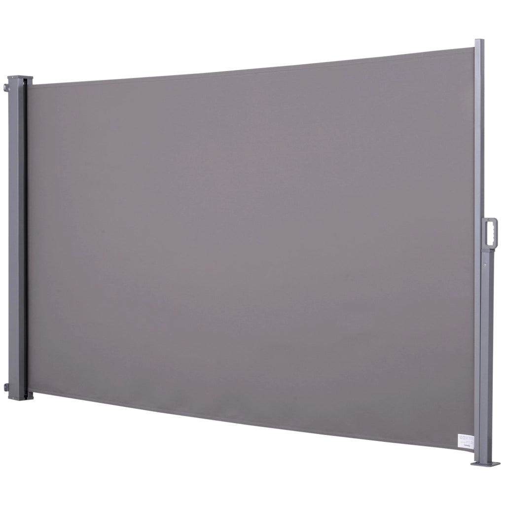 EasyComfort Tenda da Sole Laterale e Avvolgibile (3x1.6m) in Alluminio e Poliestere Imperemabile Anti-UV, per Vento/Privacy