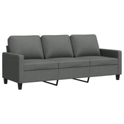 Divano | Divano da soggiorno | Sofa a 3 Posti Grigio Chiaro 180 cm in Tessuto