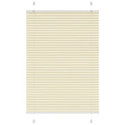 Tenda Plissettata Crema 85x100 cm Larghezza Tessuto 84,4 cm