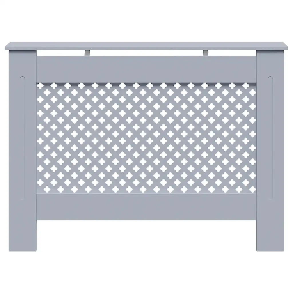 Copertura per Radiatore Antracite 112x19x81 cm in MDF 288191
