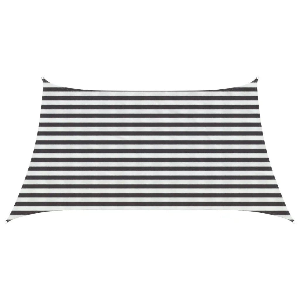 Vela Parasole | Telo Ombra | Vela da ombra Antracite e Bianco 3 / 4 x 2 m HDPE