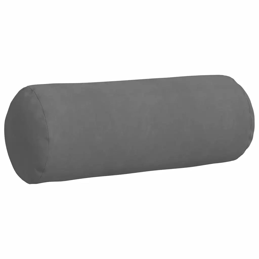 Cuscini a rullo 2 pz | Cuscini per sedie Grigio scuro ? 25 x 70 cm