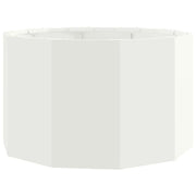 Fioriera | Cassetta per fiori | Vaso Bianco 60 x 60 x 35 cm Acciaio