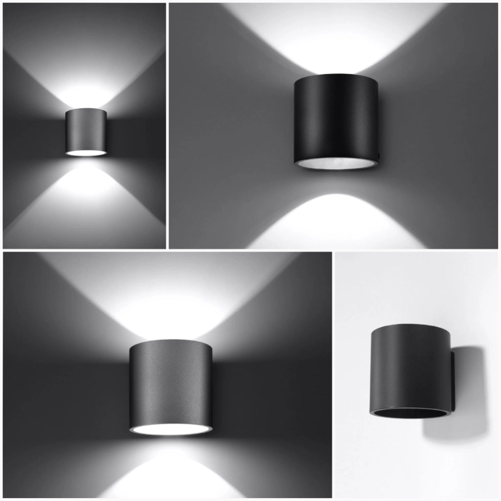 Lampada da parete ORBIS 1 nero