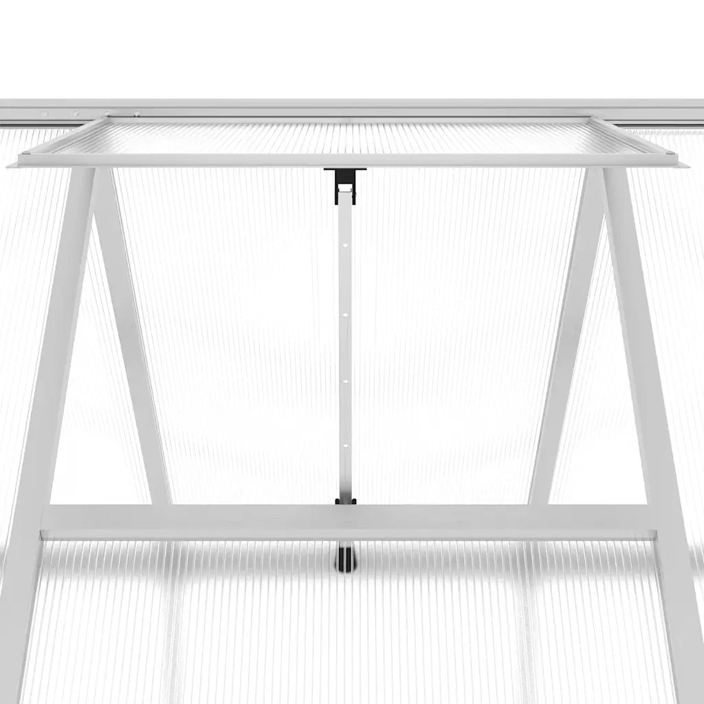 Telaio Serra con Base Argento 334x169x202 cm in Alluminio