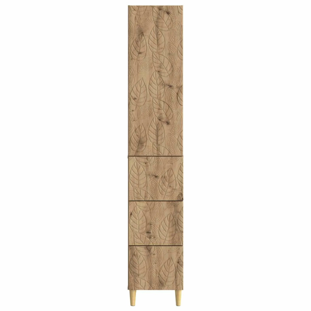 Set di armadi 2 pcs Rovere Artigianale 33 x 34,5 x 90 cm 3416735