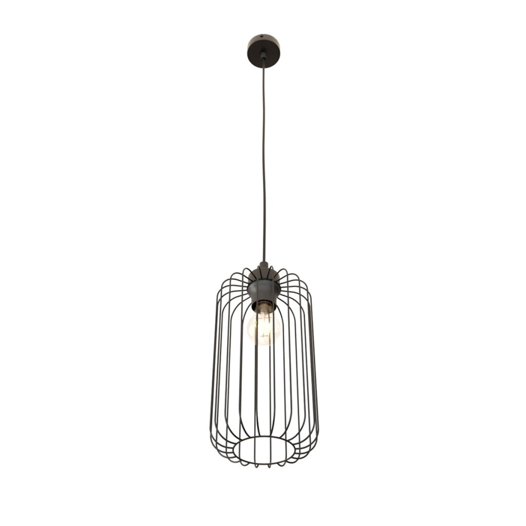 Lampada a sospensione VANDER in acciaio nero