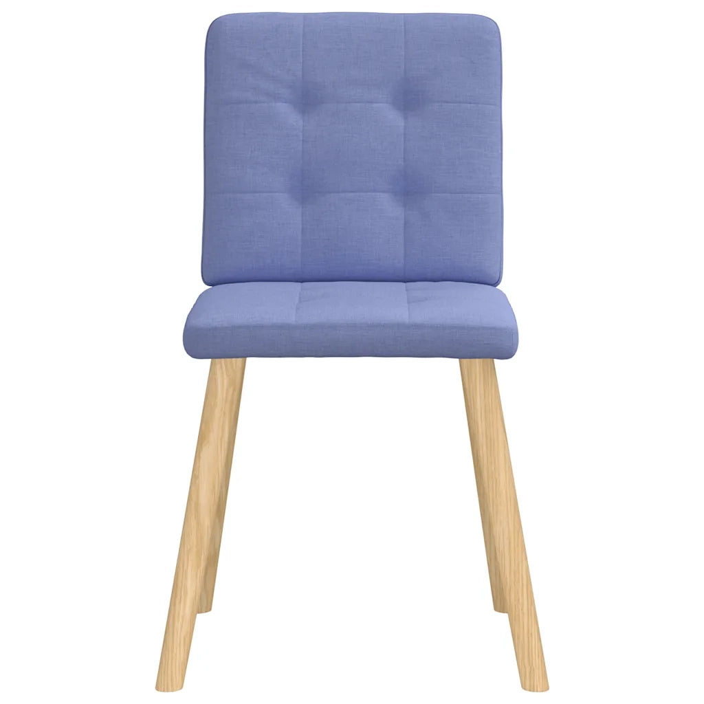 Sedie da Pranzo 2 pz Blu Jeans in Tessuto 4101078