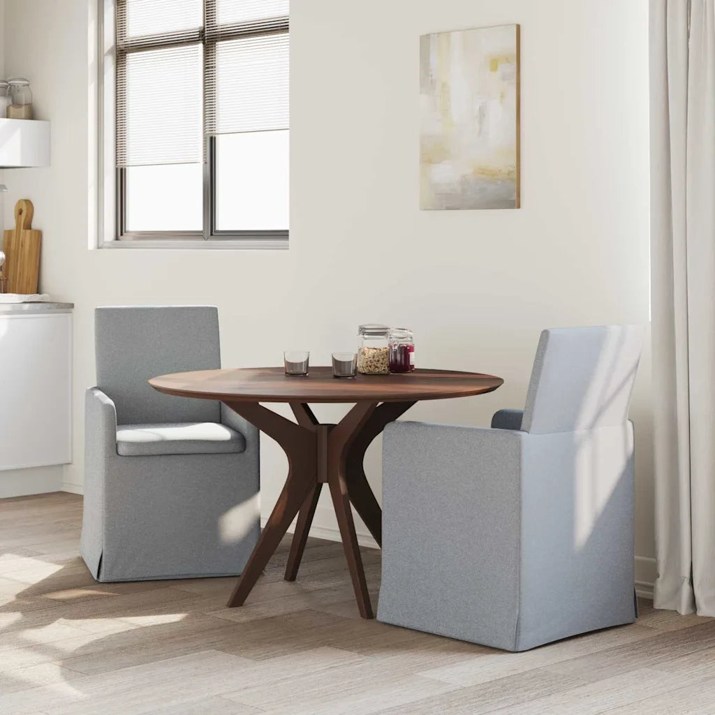 Sedie da pranzo 2 pcs Grigio chiaro 57 x 67 x 95 cm Tessuto 42017903