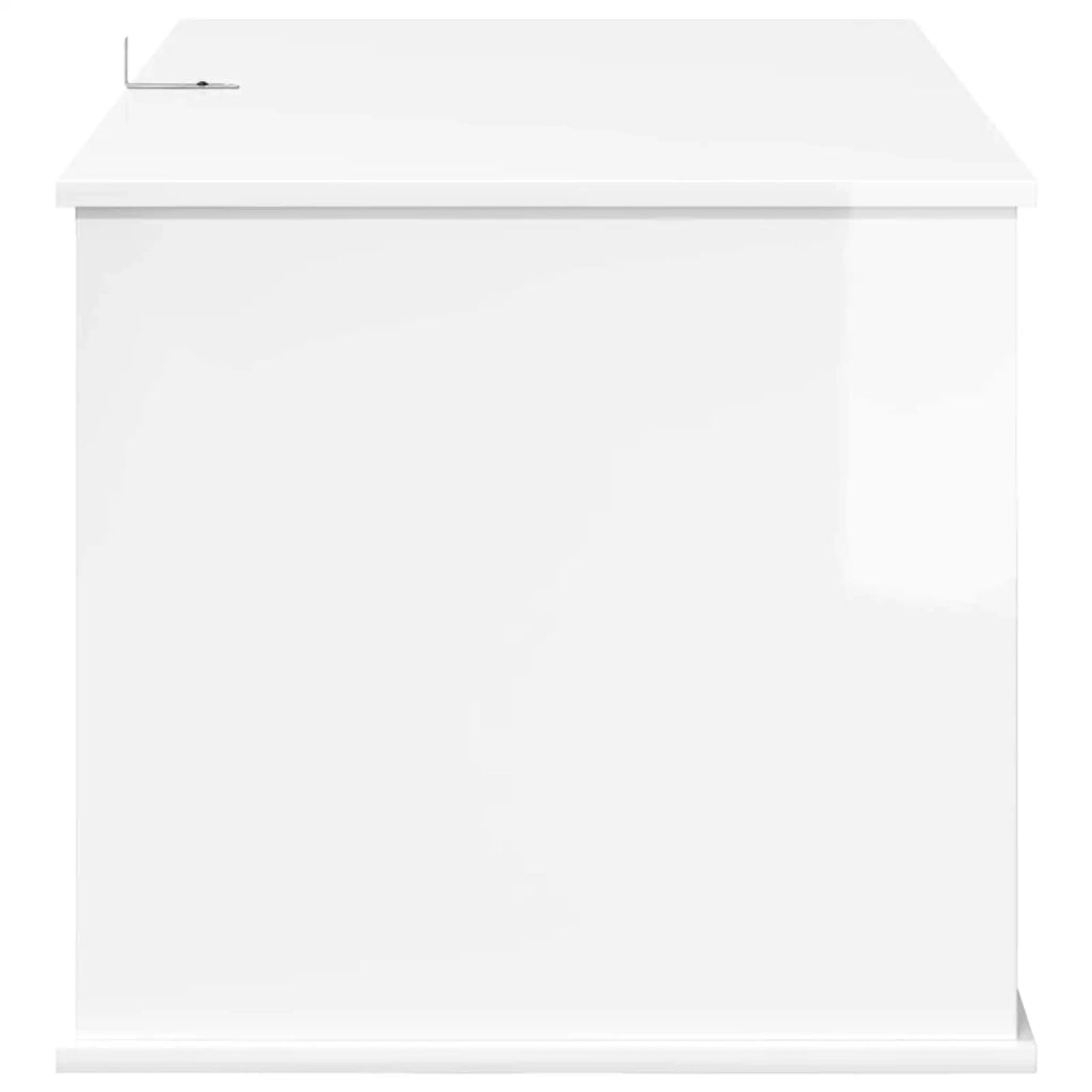 Casa per Gatti Bianco Lucido 85 x 55 x 50 cm Legno multistrato CFW3957456
