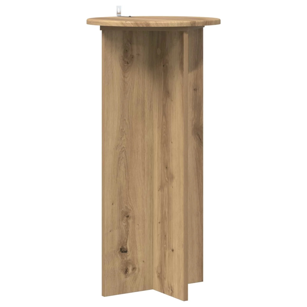 Supporto per piante 2 pcs Rovere Artigianale 40 x 40 x 80 cm 899707
