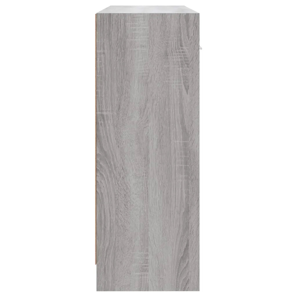 Credenza | Madia | Buffet da pranzo | Armadio da pranzo Grigio Sonoma 91x28x75 cm in Legno Multistrato