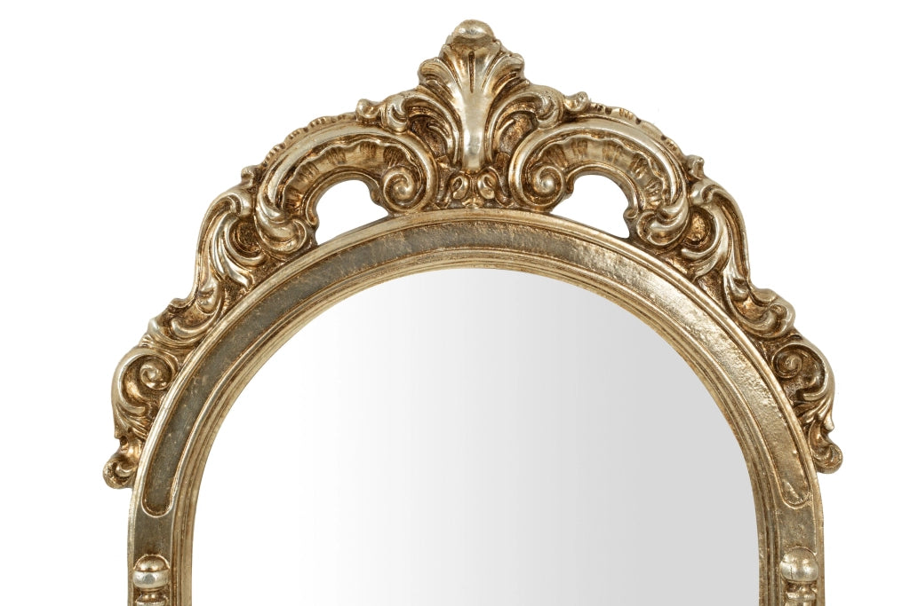 Biscottini SPECCHIERA DA PARETE IN LEGNO FINITURA FOGLIA ARGENTO ANTICO MADE IN ITALY