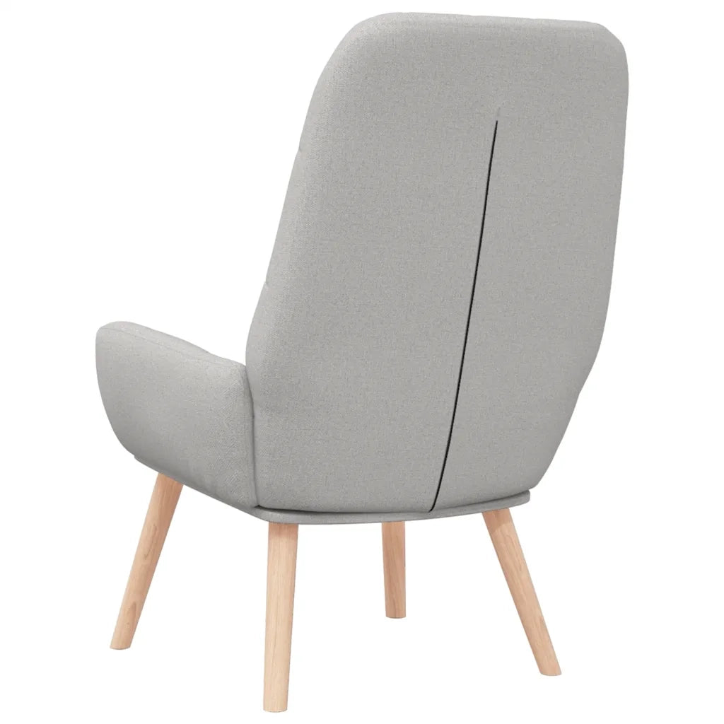 Sedia Relax Grigio Nuvola in Tessuto 4102651