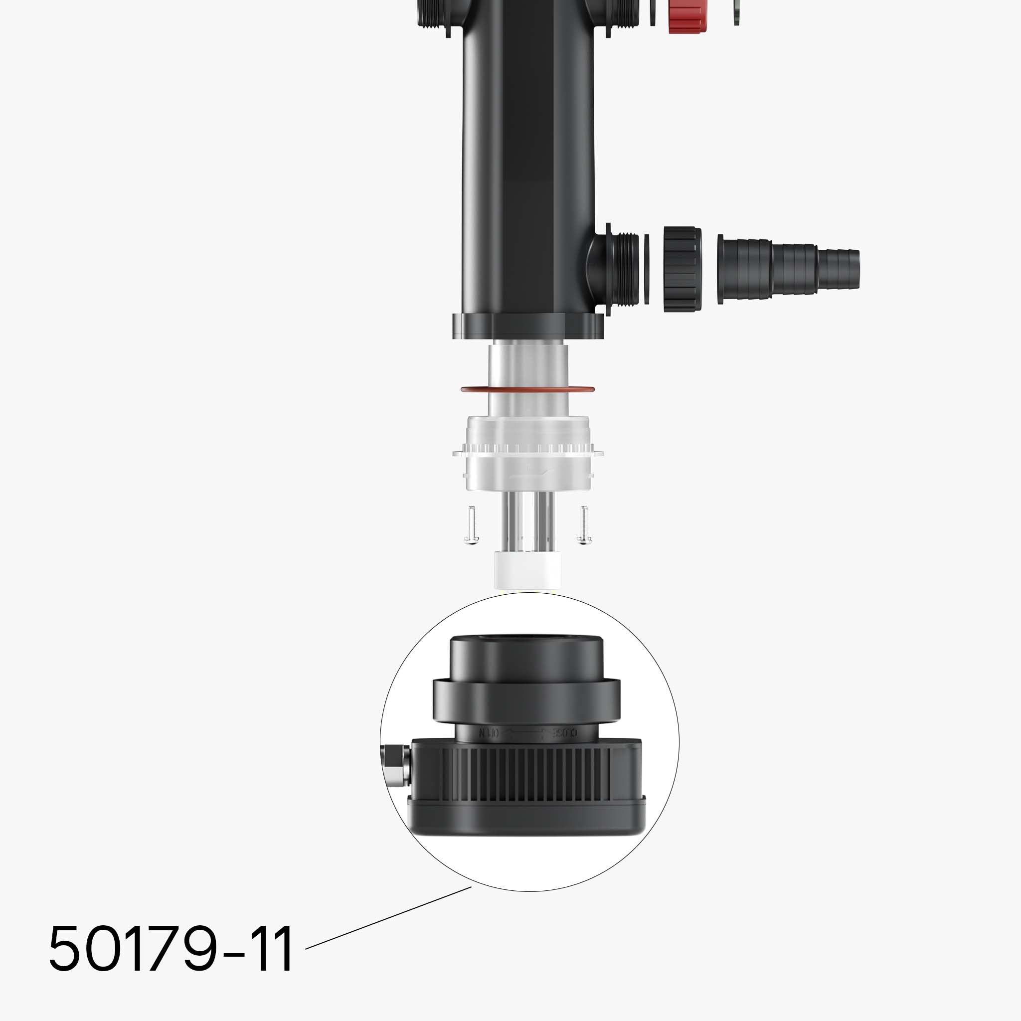 Set di collegamento trasformatore di ricambio per chiarificatore per laghetto UVC CUV 318