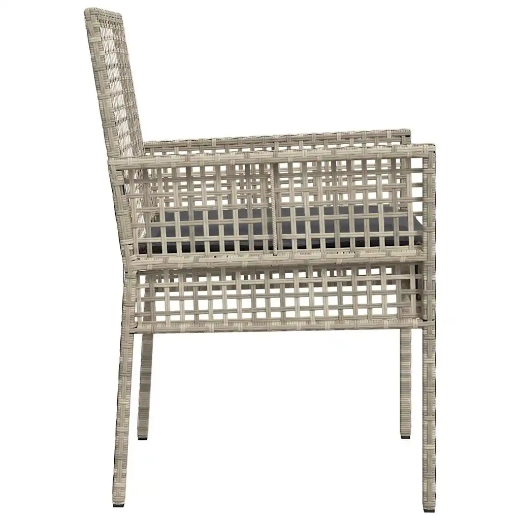 Sedia da Giardino 2 pz | Sedie da Esterno Grigio chiaro 55 x 53 x 85 cm